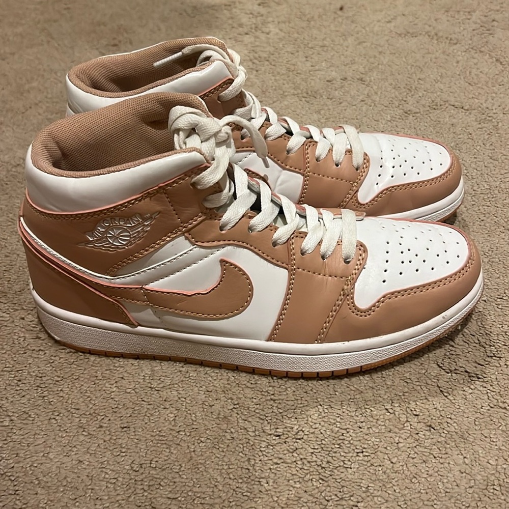 Tan Hightop Air Jordans